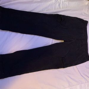 Black George Cargo Pants